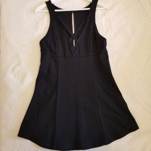 Black Urban Outfitters Cross Front Dress